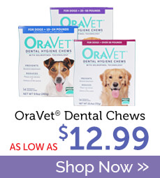 Buy OraVet Dental Hygiene Chews for Dogs